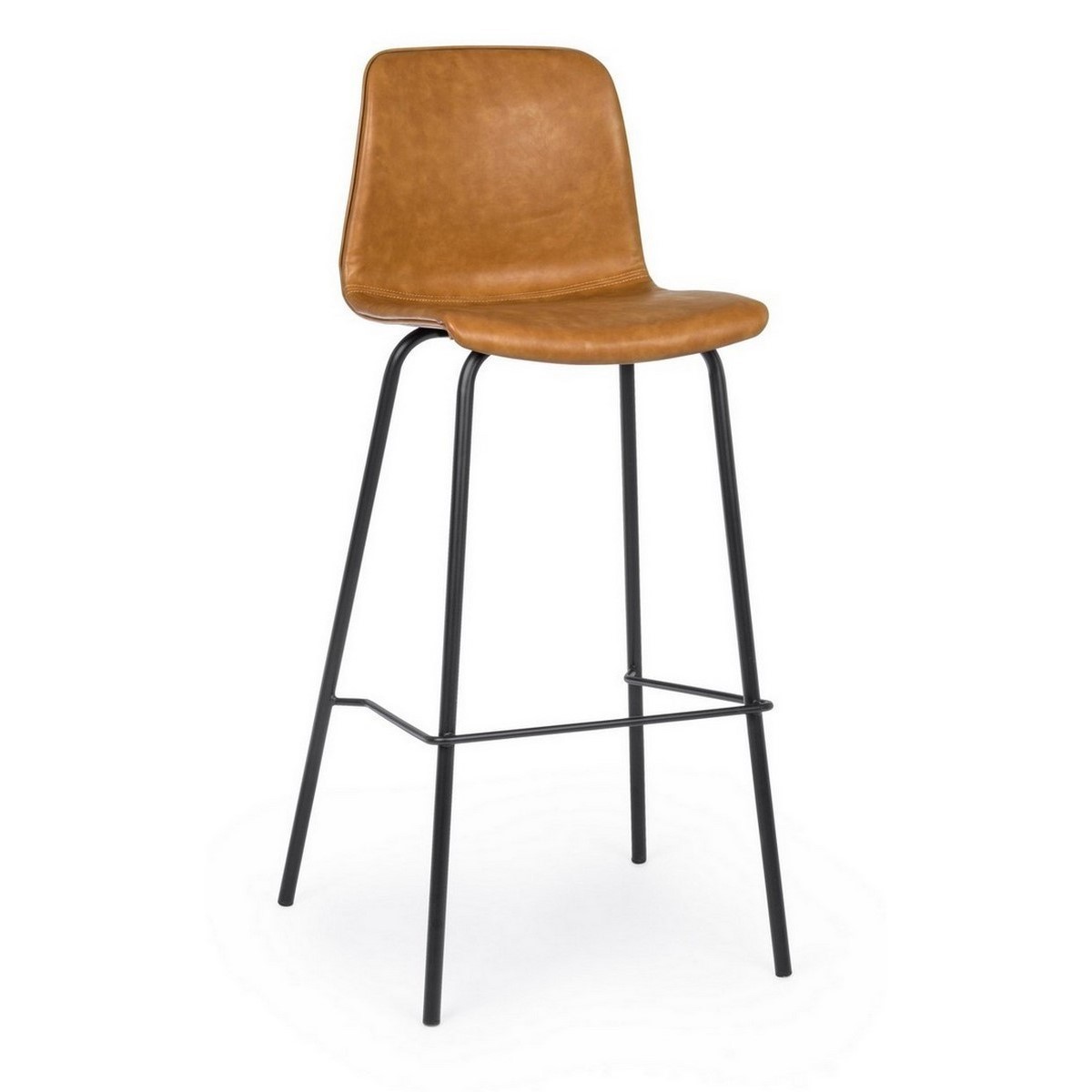 TABURETE BAR KYRA PU CUERO VINTAGE de ANDREA BIZZOTTO