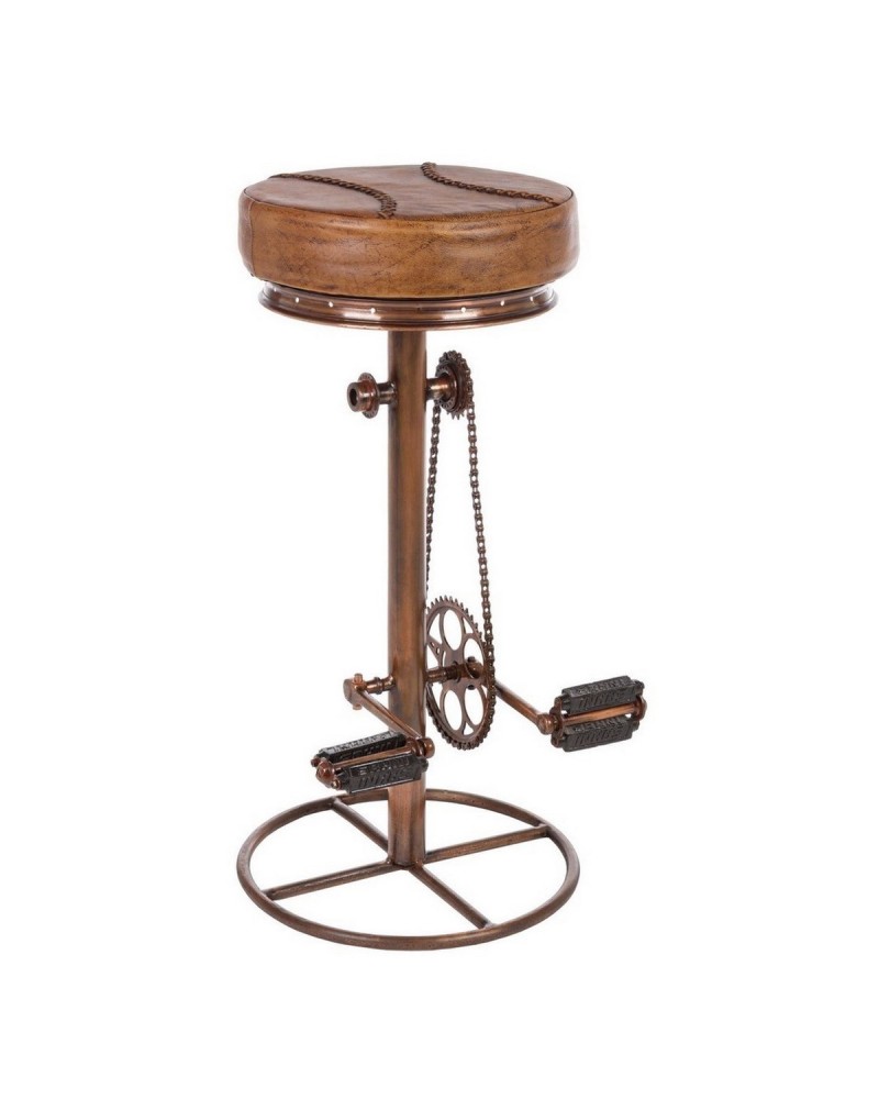 CYCLE COPPER BAR STOOL H80