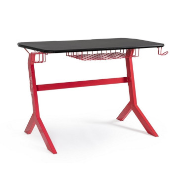 ESCRITORIO GAMING ROJO-NEGRO