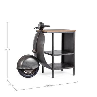 CONSOLE BAR VESPA METAL