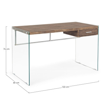 ESCRITORIO 1C SUAMI ROBLE BROWN