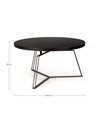 MESA CENTRO ZAIRA NEGRO D70
