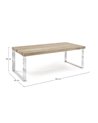 COFFEE TABLE KENYA RECT 100X50