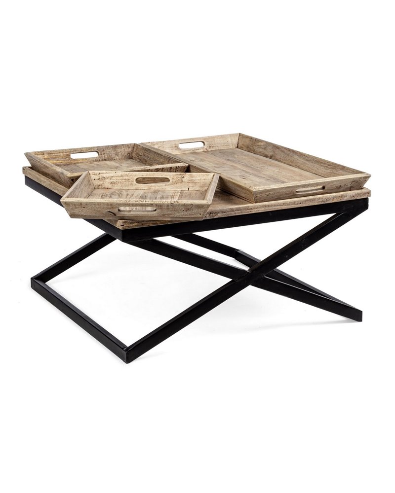 MESA CENTRO TRAY 90X90