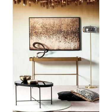 MESA CENTRO RASHIDA NEGRO 70X46