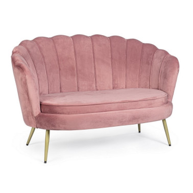SOFÁ 2P GILIOLA ROSA ANTIK
