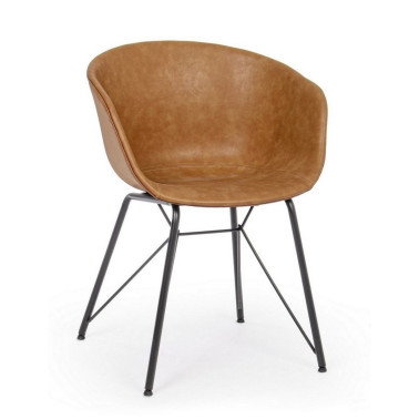 SILLA WARHOL PU CUERO VINTAGE