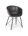 SILLA WARHOL PU ANTRACITA VINTAGE