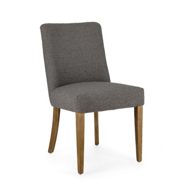 SILLA BEATRIZ GRIS BUCLÉ