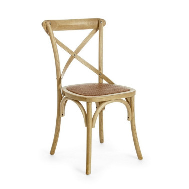 SILLA CROSS MARRÓN NATURAL