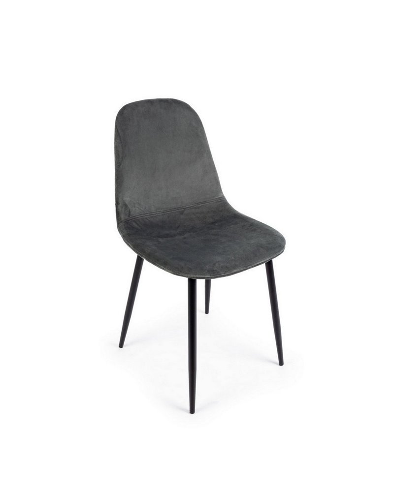 SILLA IRELIA TERCIOPELO GRIS OSC SILLA IRELIA TERCIOPELO GRIS OSC