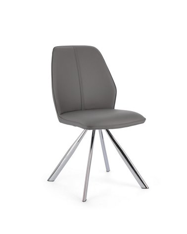 SILLA MAXWELL PU GRIS