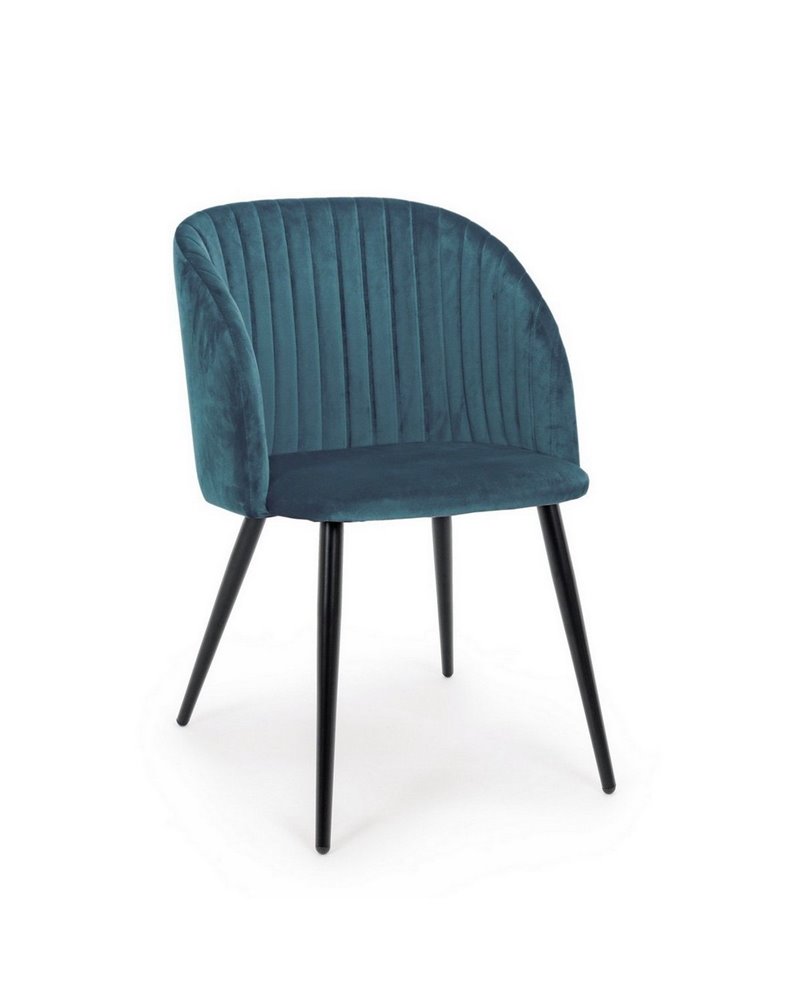 SILLA QUEEN VELVET AZUL OSC SILLA QUEEN VELVET AZUL OSC