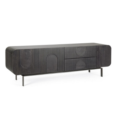 MUEBLE TV 3P-2CAJ ORISSA NEGRO