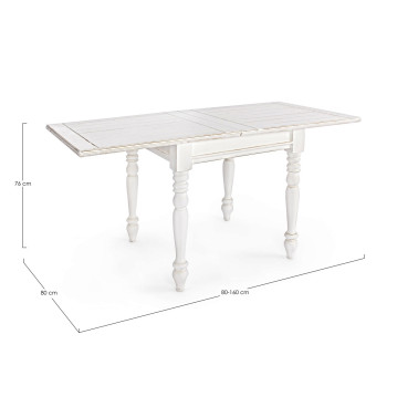 TABLE EXT COLETTE 80-160X80