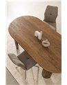 MESA OVAL CASTANHA ORLANDO 200X100