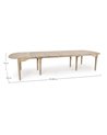 TABLE EXT. BEDFORD 152-382X120