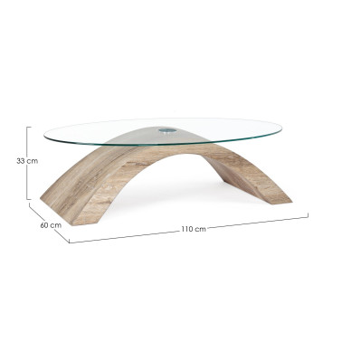 KENYA OVAL TABLE 110X60