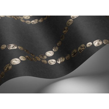 Cammei Gold On Charcoal 123-4018