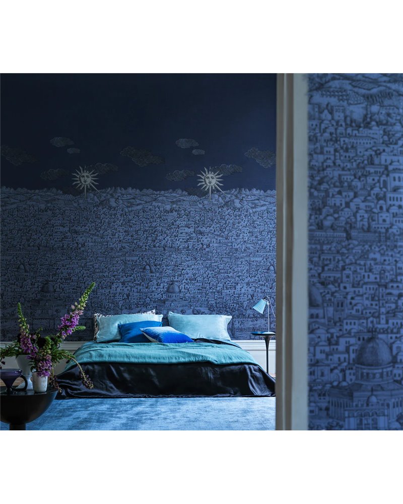 Vista Mediterranea Midnight With Gilver Sun 123-3013