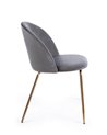 SILLA TANYA TERCIOPELO GRIS OSC