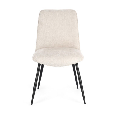 CORA BLACK-BEIGE CHAIR
