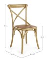 SILLA CROSS MARRÓN NATURAL