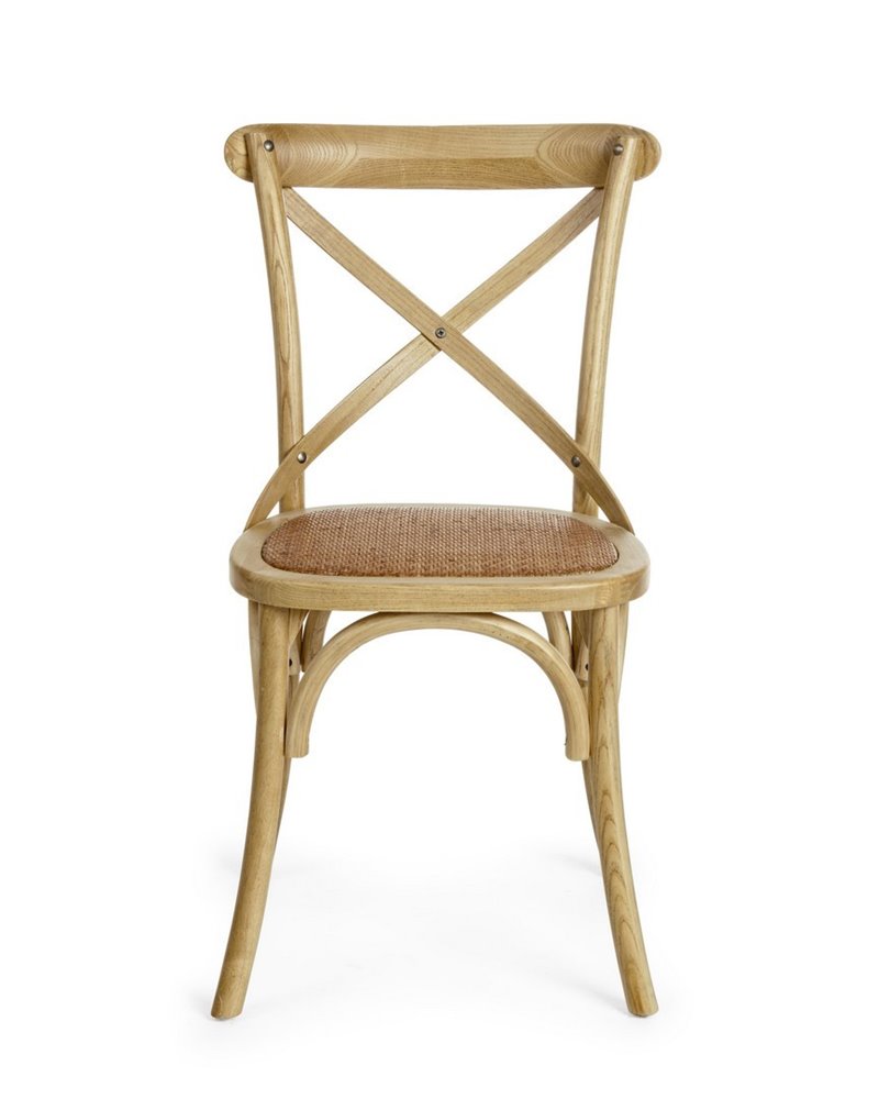 SILLA CROSS MARRÓN NATURAL