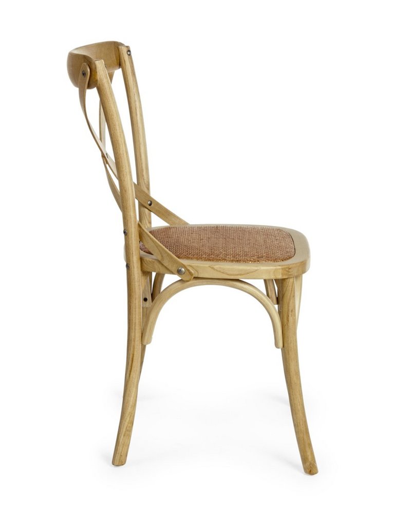 SILLA CROSS MARRÓN NATURAL