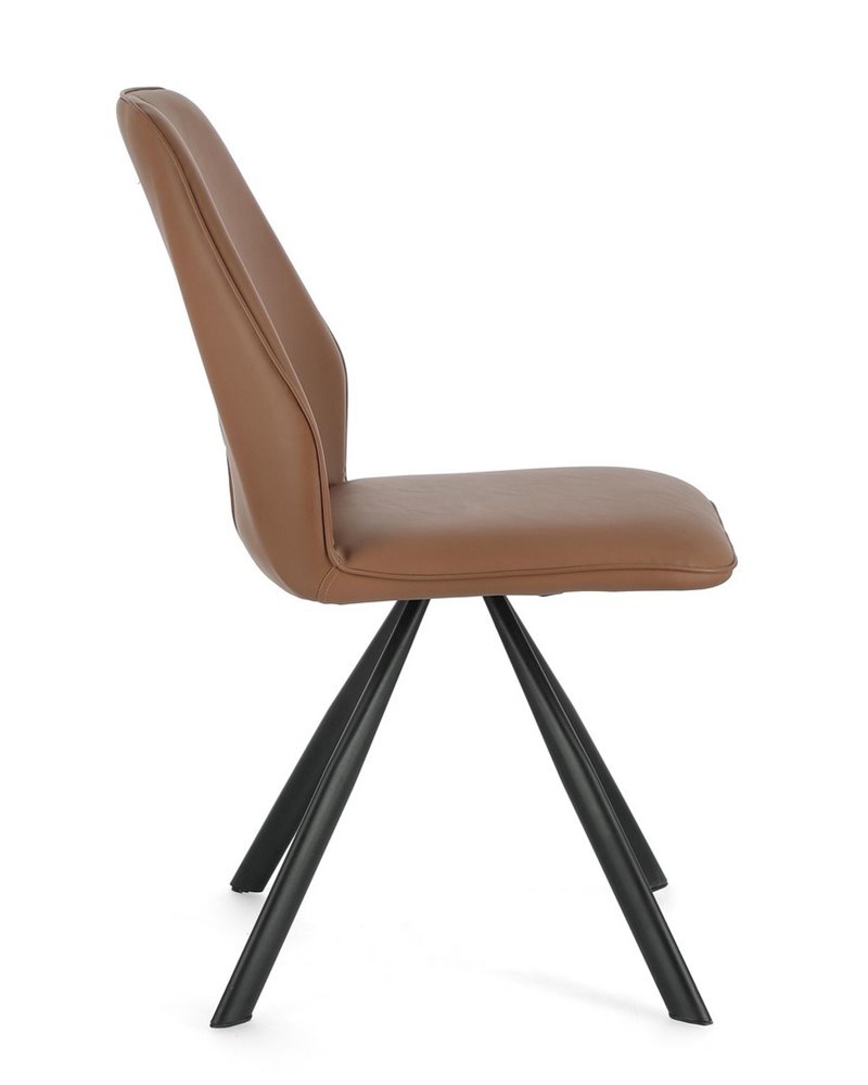 SEDIA MAXWELL PU COGNAC