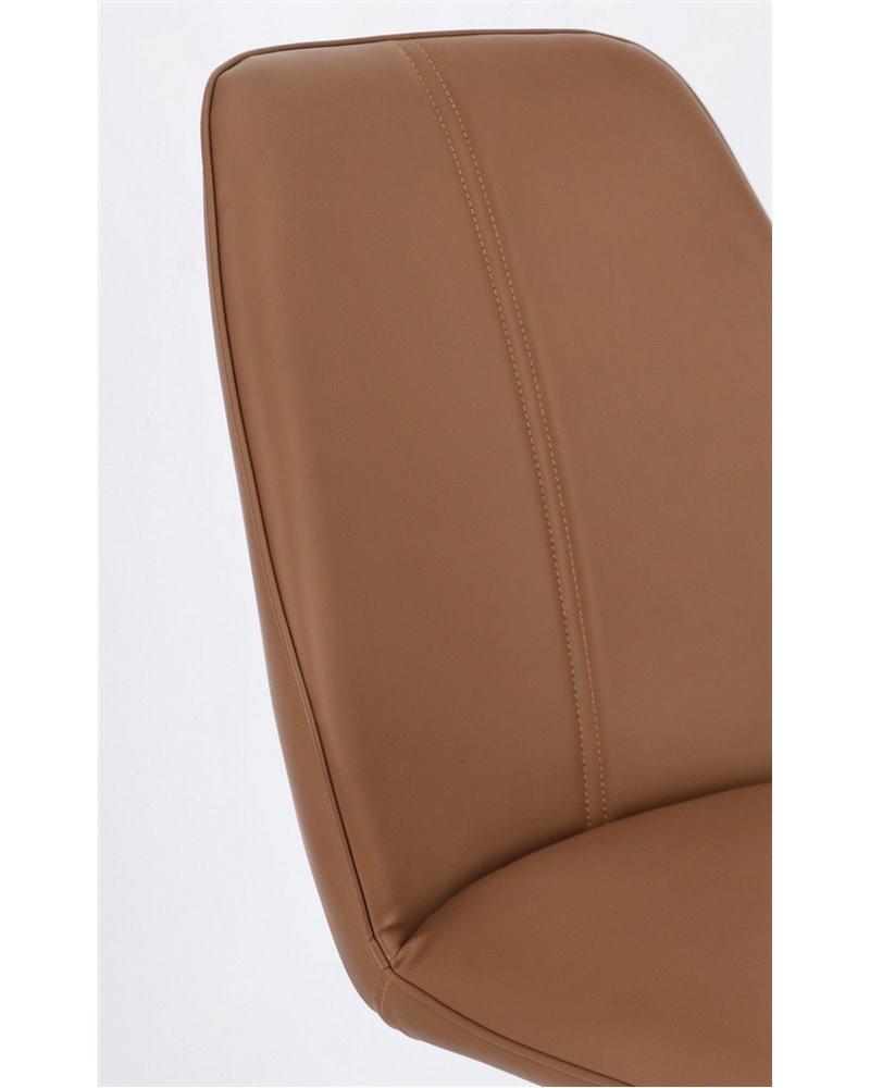 SEDIA MAXWELL PU COGNAC