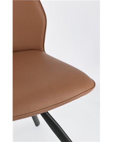 SILLA MAXWELL PU COGNAC