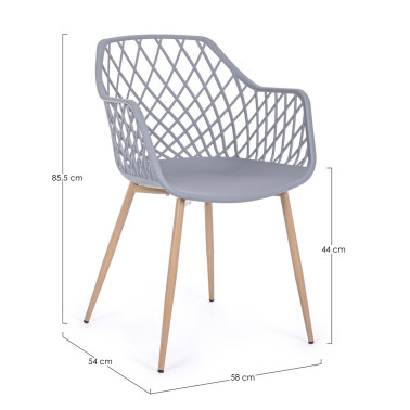 OPTIK GRAY CHAIR