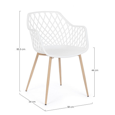CADEIRA OPTIK BRANCA