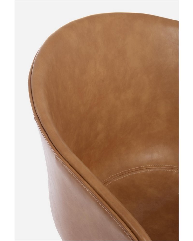 SILLA WARHOL PU CUERO VINTAGE