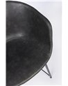 SILLA WARHOL PU ANTRACITA VINTAGE