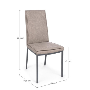 SOFIE PU CLAY CHAIR