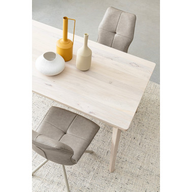 SILLA KEPLER PU GRIS PALOMA