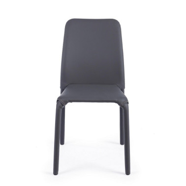 SILLA PATHOS PU GRIS