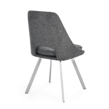 CHAISE KASHAR GRIS FONCÉ