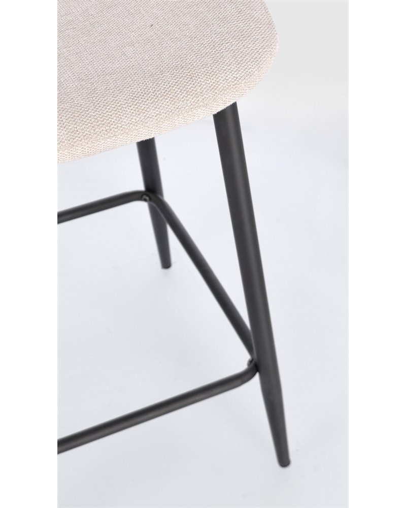 TABURETE COCINA IRELIA NEGROBEIGE