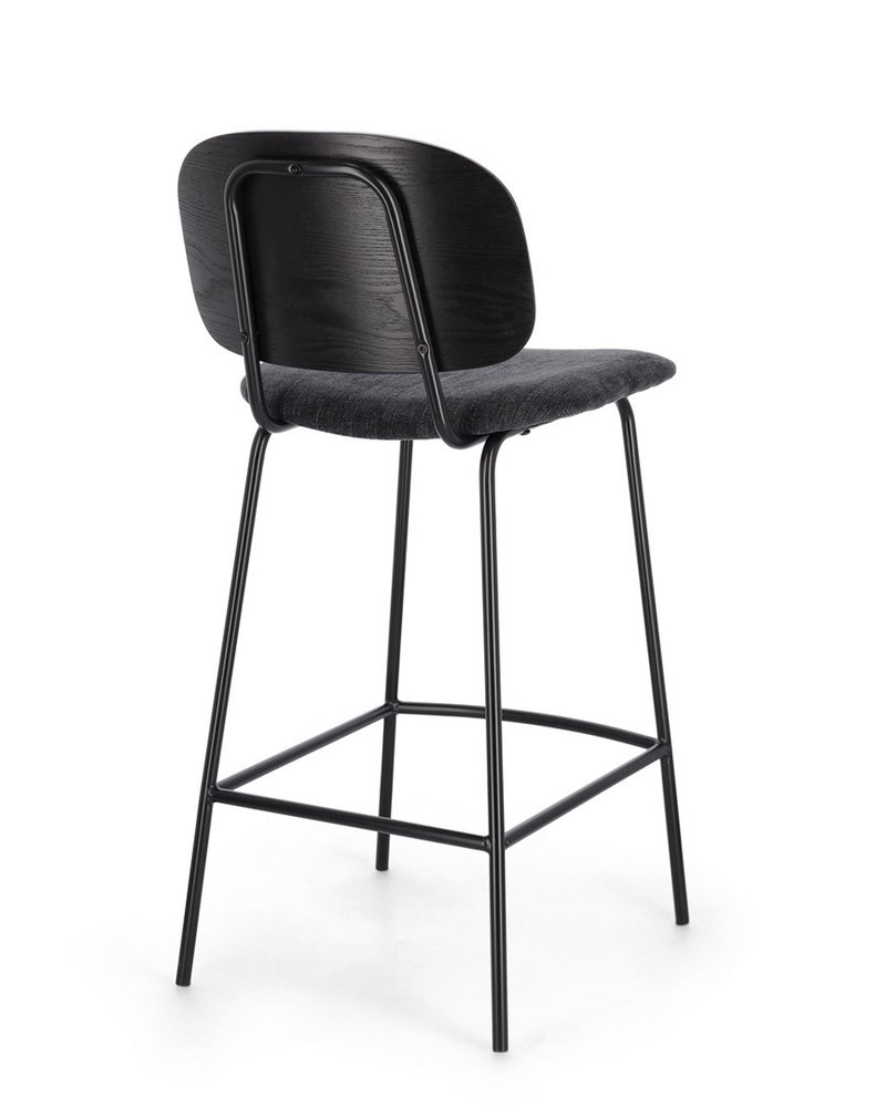 TABURETE COCINA SIENNA GRIS OSCURO
