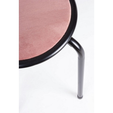 TABURETE AMAL TERCIOPELO BLUSH
