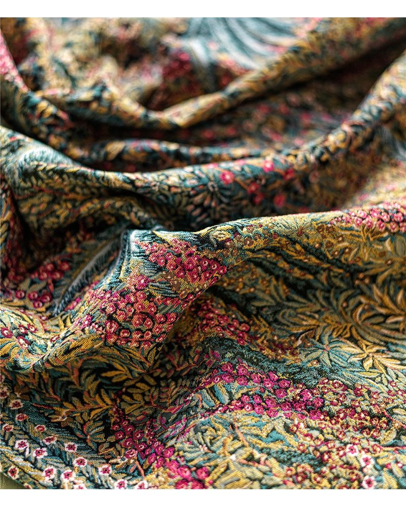 Cascade Jacquard Teal & Viridian F121-4021