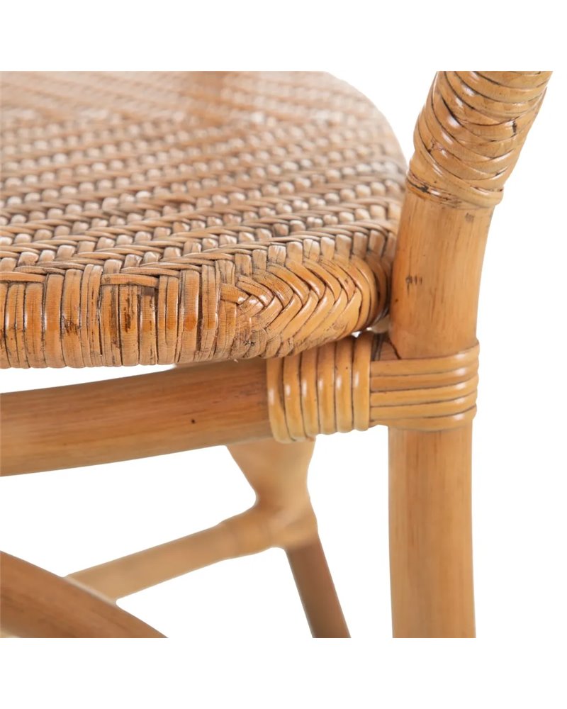 SILLA NATURAL RATÁN 57 X 50 X 99 CM REF.152764