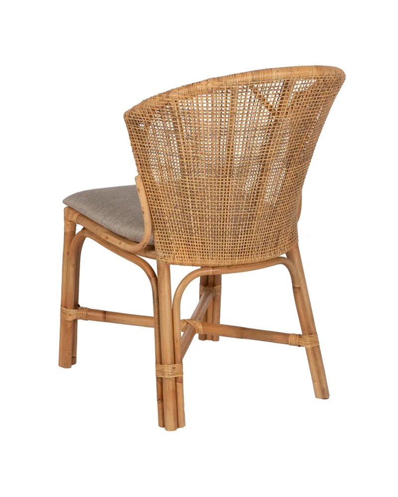SILLA NATURAL RATÁN SALÓN 53 X 61,50 X 84,50 CM REF.609025