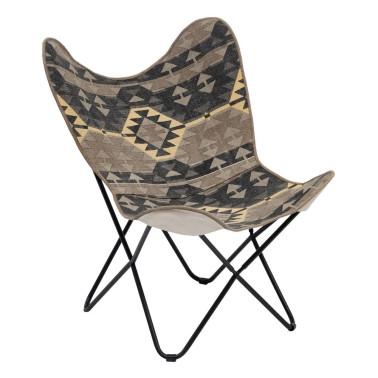 CHAISE LONGUE EN MÉTAL ET...