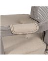 SILLÓN GRIS-BEIGE DM-MADERA SALÓN 58 X 52 X 98,50 CM REF.608023