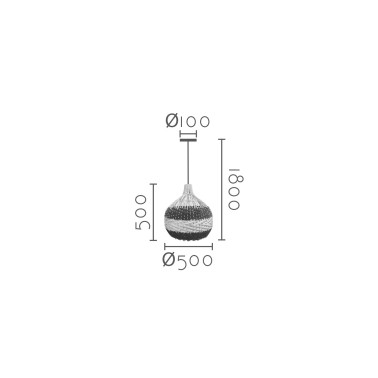 CEILING LAMP REF.-NAPARI-50BK