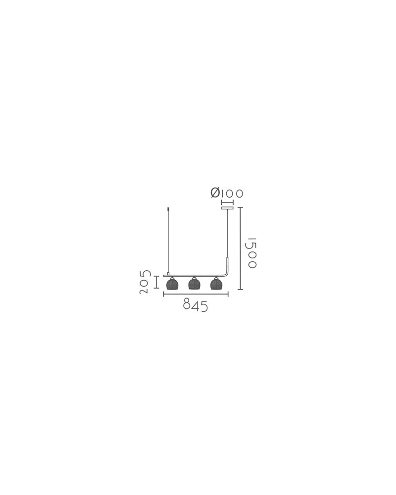 LAMPARA DE TECHO REF.-MD3216-GD